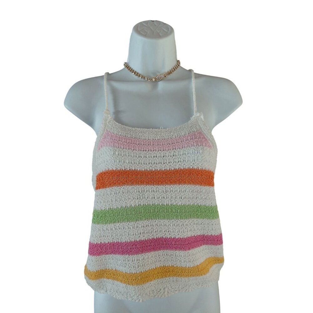 Knit Striped Lilah Top S